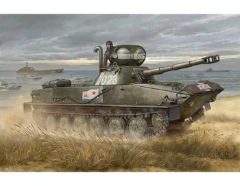 Trumpeter modeli 00381 1/35 rus PT - 76b engil amfibiya Tank modeli to'plami