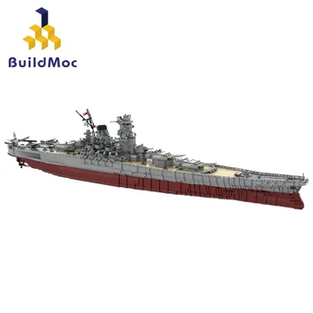 Battleship Yamato Model Star Series Blazers Qurilish Bloklari Montaj Kino Yig'ish G'isht Bolalar Tuyulsada Sovg'a Buildmoc