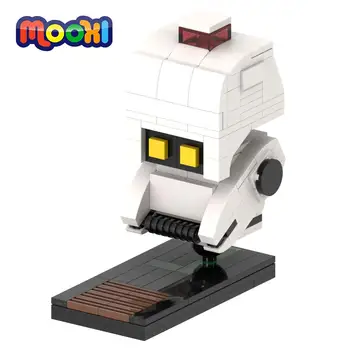 MOOXI kino 215pcs MOC g'isht Betmen tozalash Robot DIY Model raqamlar ijod 21303 40619 qurilish bloklari o'yinchoqlar sovg'alar MOC1241