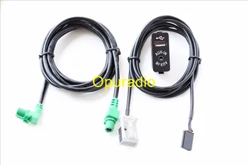 E39 E46 E38 E53 X5 Z4 E70 avtomobil radiosi uchun Opuradio GPS navigatsiya kabeli USB aux vilkali rozetkali jabduqlar adapteri