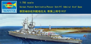 Trumpeter 05773 1/700 Nemis Cho'ntak Jangovar Kemasi Admiral Graf Spee 1937
