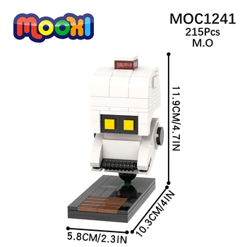 MOC1241 Uoll M. O Robot klassik Anime figurasi ilmiy-fantastik kino qurilish bloklari bolalar uchun o'yinchoqlar g'isht festivali Rojdestvo sovg'asi Medol