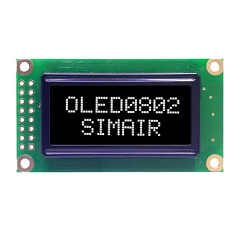 Yangi COB VS0010 16 PIN 58x32mm 5v Pannel Ekran8*2 0802 Charcter OLED LCD displey moduli 8x2
