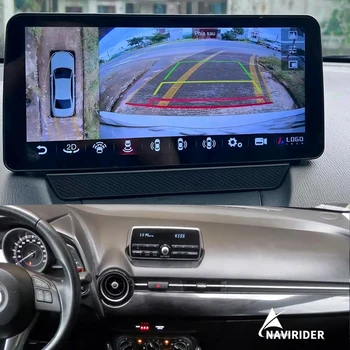 10.25 inch avtomobil Radio Android 13 Mazda uchun Multimedia Video Player 2 2015 CX - 3 CX3 2016 GPS Stereo Autoradio navigatsiya Bosh birligi