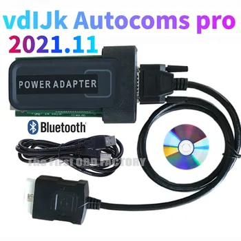 Yangi VCI vdIJk Autocoms pro 2021.11 VD ds150e CDP Obd2 avtomobil diagnostika vositasi uchun Bluetooth usb bilan Keygen vd tcs cdp skaneri bilan