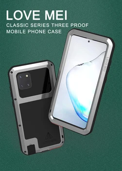 Samsung Galaxy Note Uchun 10 Lite Case Love Mei Kuchli Metall Zirh Shock Dirt Dalil Suv Chidamli Cover Case Eslatma Uchun 10 Lite