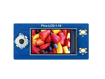 Waveshare 1.14 inç LCD ekran modülü ahududu Pi için Pico, 65K RGB renk, 240 × 135 piksel, SPI arayüzü