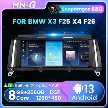 2din Android avtomobil Radio Bosh birligi simsiz Carplay uchun X3 F25 X4 F26 CIC NBT GPS avtomobil Audio Stereo Multimedia Video pleer BT