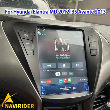 Hyundai Elantra uchun Android 13 Tesla ekrani 2011-2013 2014-2016 avtomobil radiosi Multimedia Video pleer Avto Carplay GPS navigatsiyasi