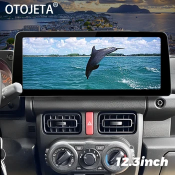 Suzuki Jimny uchun 12,3 dyuymli Android 13 ekranli Radio avtomobil Video pleer Stereo 2019 2020 GPS Multimedia Carplay navigatsiya Bosh birligi