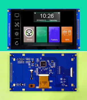 7.0 Adapter Kengashi 16bit MCU+I2C interfeysi bilan inch TFT LCD kapasitif sensorli ekran 800 (RGB)*480