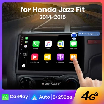 Honda FIT JAZZ uchun AVESAFE PX9 Plus avtomobil Radio 2014 2015 simsiz CarPlay Android Avto avtomobil aqlli tizimlari No 2 din 2din DVD