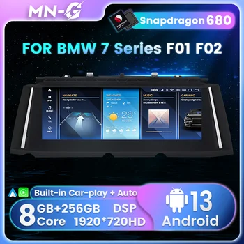 Qualcomm Snapdragon 680 avtomobil radiosi 7 seriyali F01 F02 2009-2015 NBT CIC simsiz CarPlay avtomatik navigatsiya Multimedia pleer