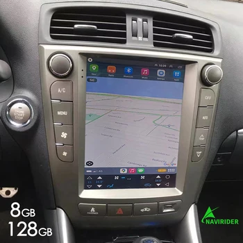 Lexus uchun 128GB Tesla uslubidagi Android 13 avtomobil radiosi IS IS250 IS300 IS350 avtomobil Multimedia Video pleer avtomatik GPS navigatsiyasi 2005-2011