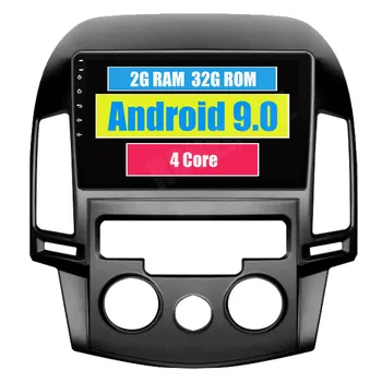 Hyundai I30 uchun 2006 - 2011 to'rt yadroli Android 9.1 avtomobil radio Stereo Bluetooth Multimedia Player GPS Navigator Bosh birligi