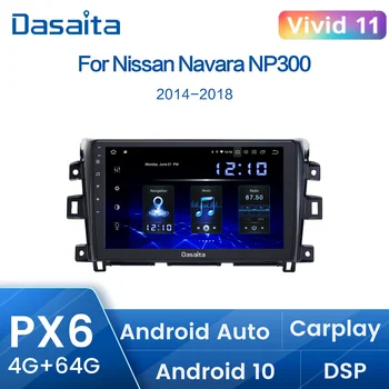 Nissan Navara Autoradio uchun Dasaita avtomobil Multimedia futbolchi Android avtomobil Stereo 2015 2016 2017 GPS navigatsiya 1280 * 720 HD MAX10