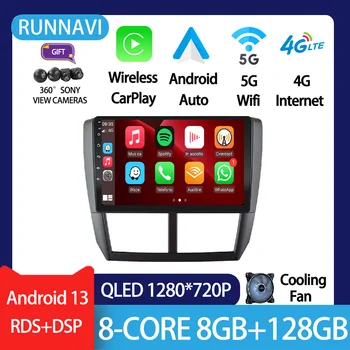 Subaru Forester uchun Android 13 2008-2014 avtomobil radio Stereo Multimedia Video pleer navigatsiya GPS simsiz Carplay Bosh birligi