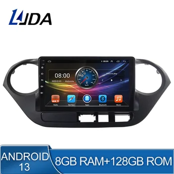 8g + 128G DSP Android 13 Hyundai Grand I10 uchun avtomobil Multimedia futbolchi 2013 2014 2015 2016 2 Din avtomobil Radio GPS Stereo simsiz aloqa Octa Core