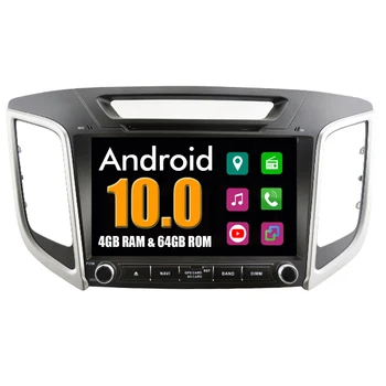 Hyundai IX25 Creta uchun RoverOne avtomobil Multimedia Player 2014 2015 2016 Android 10 Autoradio DVD Radio GPS navigatsiya CarPlay